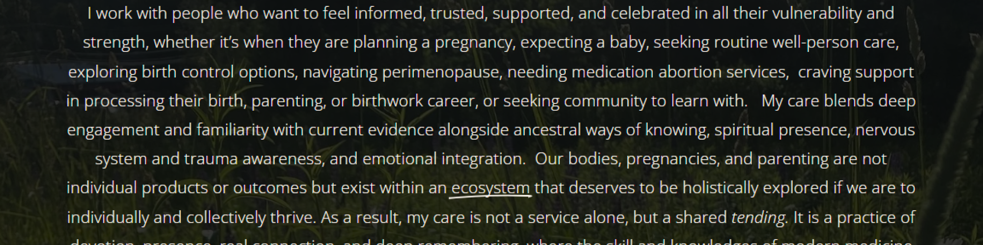 Small Things Grow Midwifery	