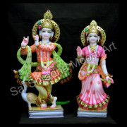 marble idol of radha krishna